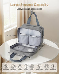 VEVOR bag bottle storage section with space for three bottles