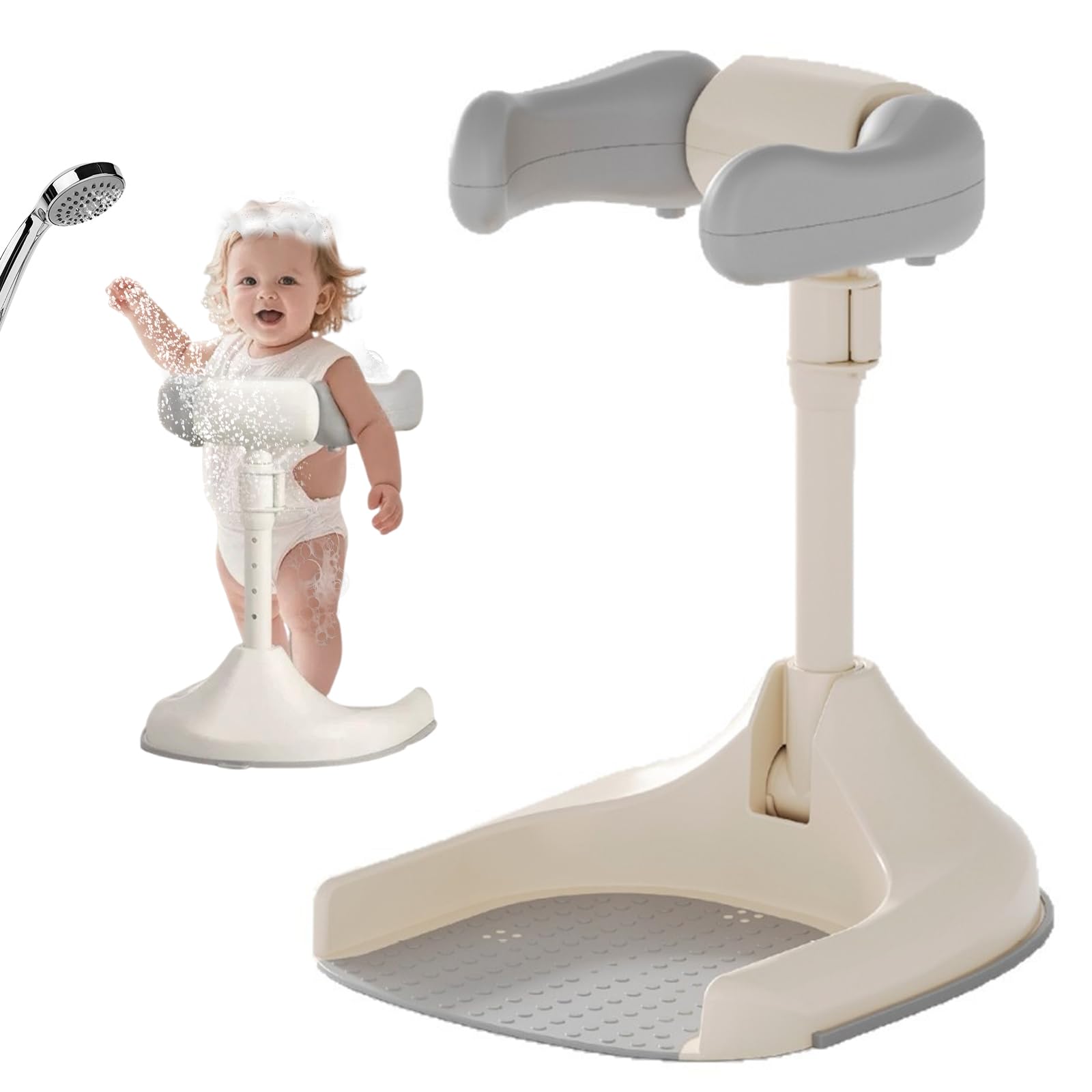 VGIUB Baby Shower Stand backrest ergonomic support for comfortable bathing
