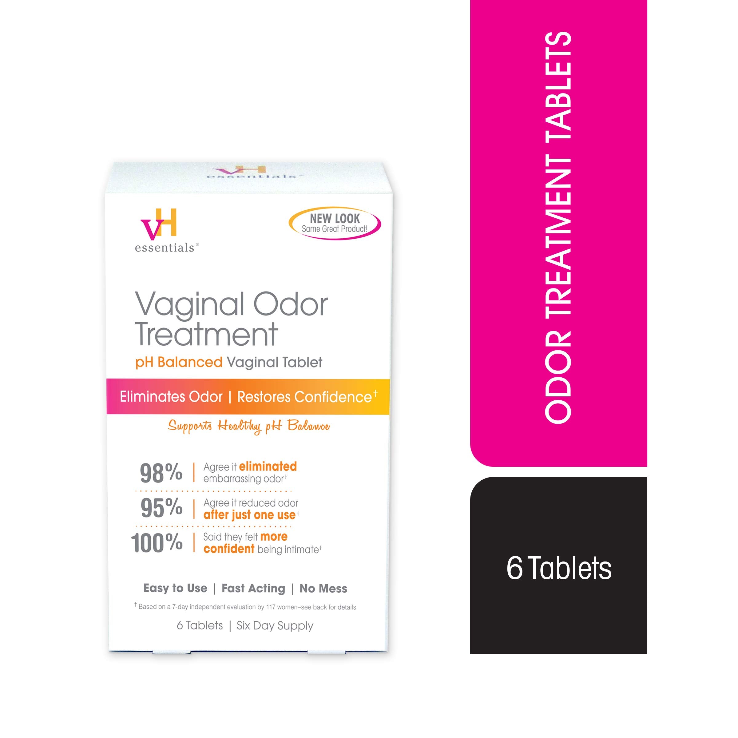 vH essentials applicator in hand with suppositories for easy insertion