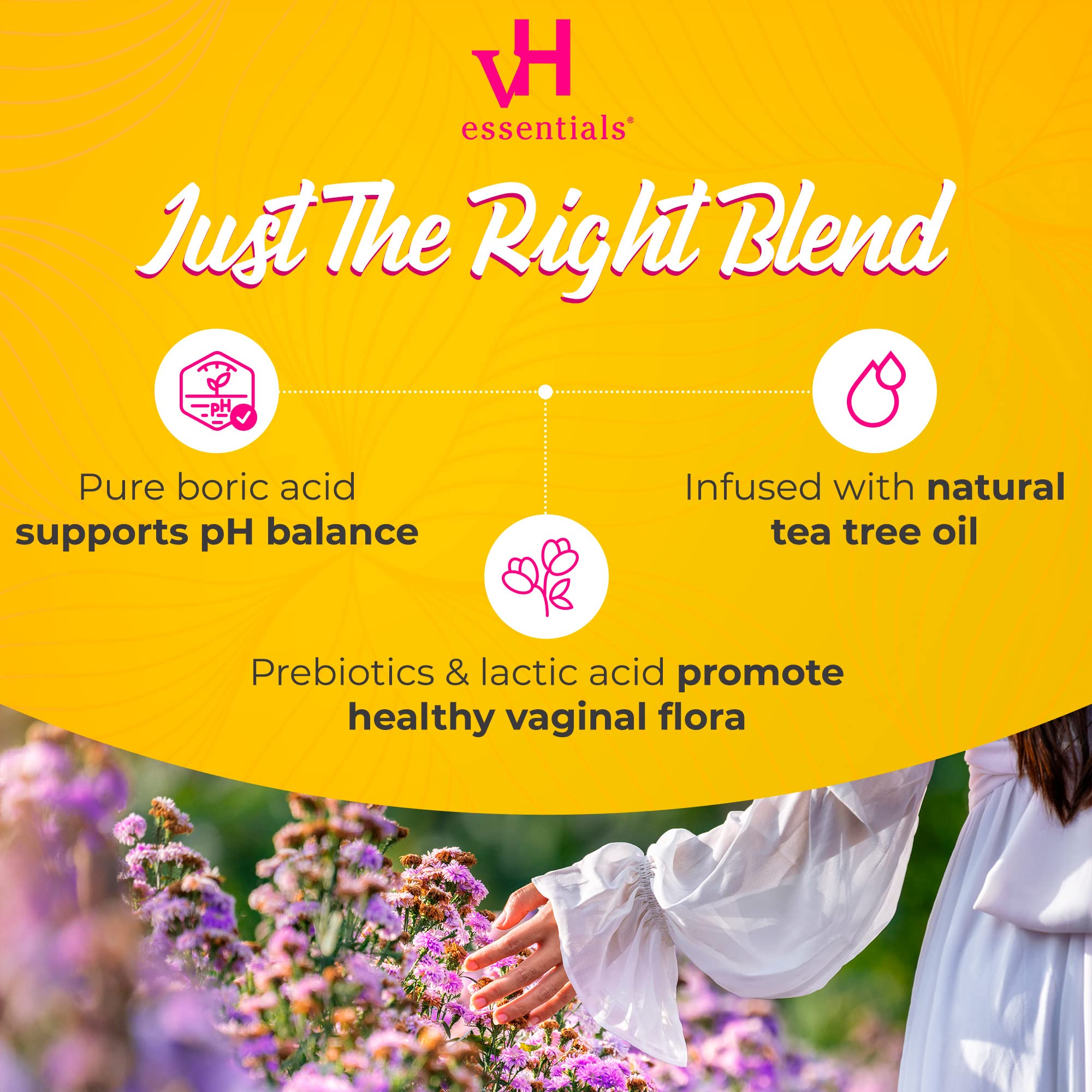 vH essentials prebiotics blend supports healthy flora