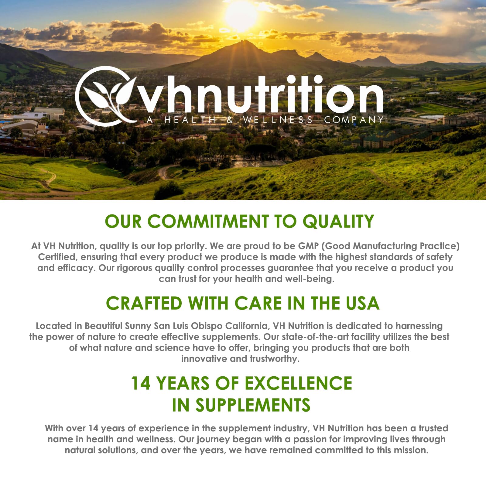 VH Nutrition PROESTRO bottle back label with usage and disclaimer information