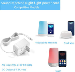 vhbw rest plus travel-friendly cord for compact design and easy packing