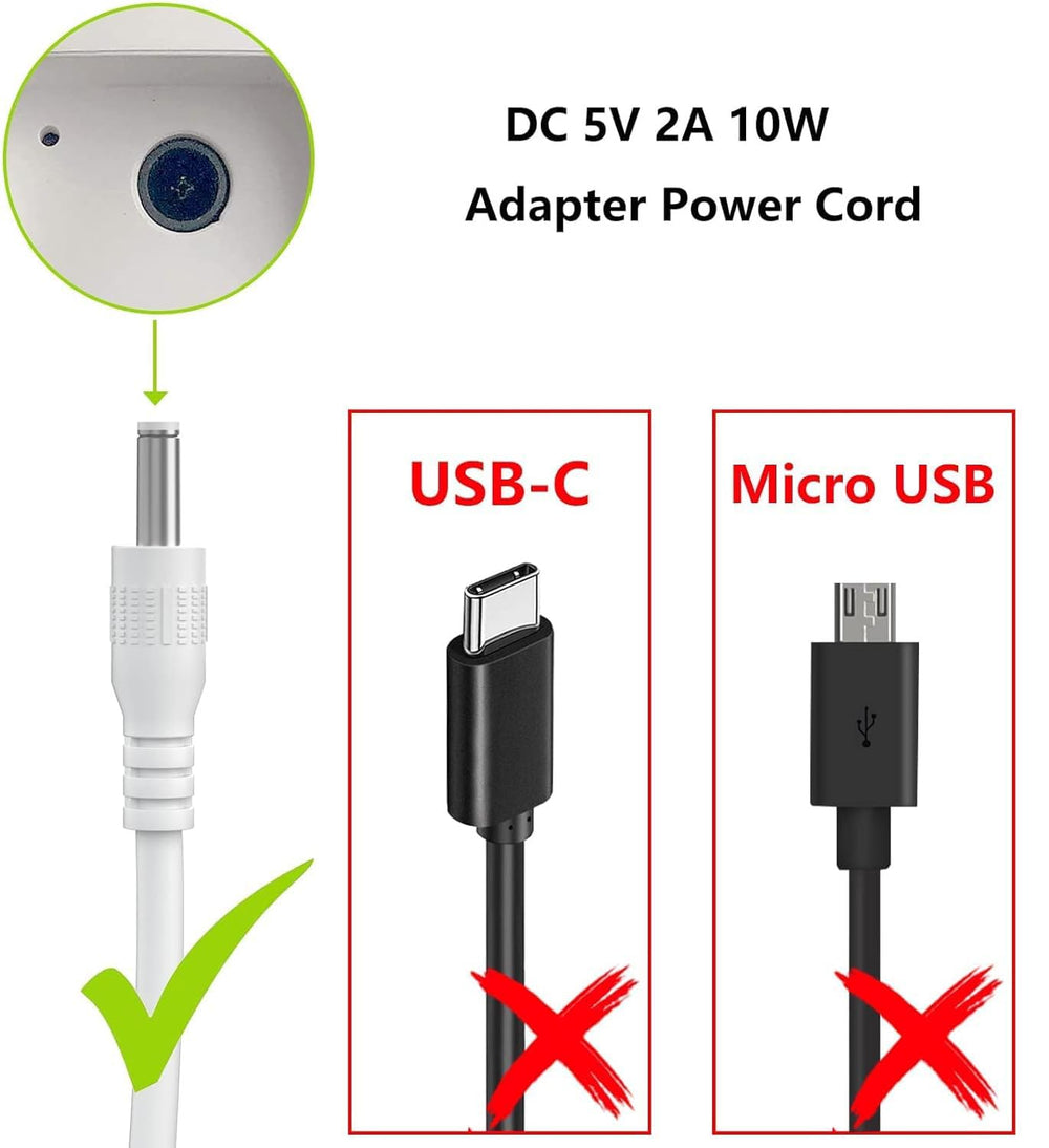 vhbw safety-protected cord with over-voltage and short-circuit protection