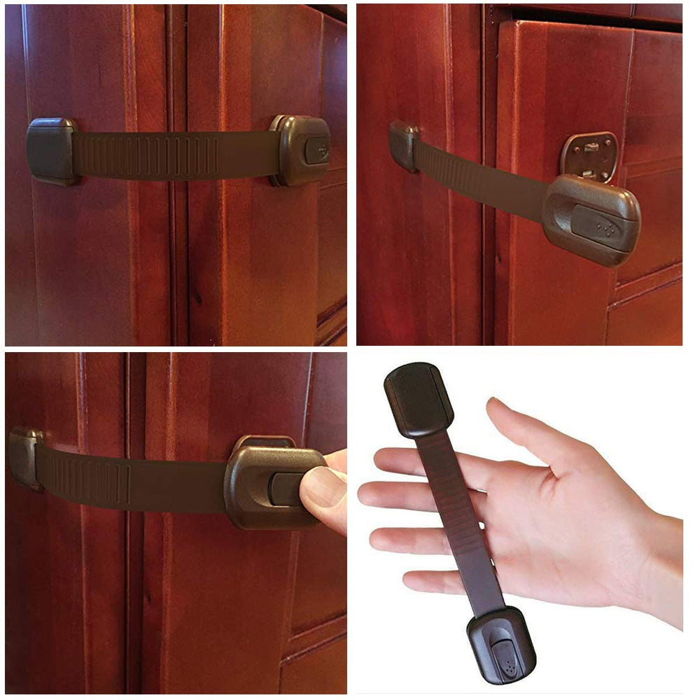 Viaky baby proofing lock offers easy access for adults when needed.