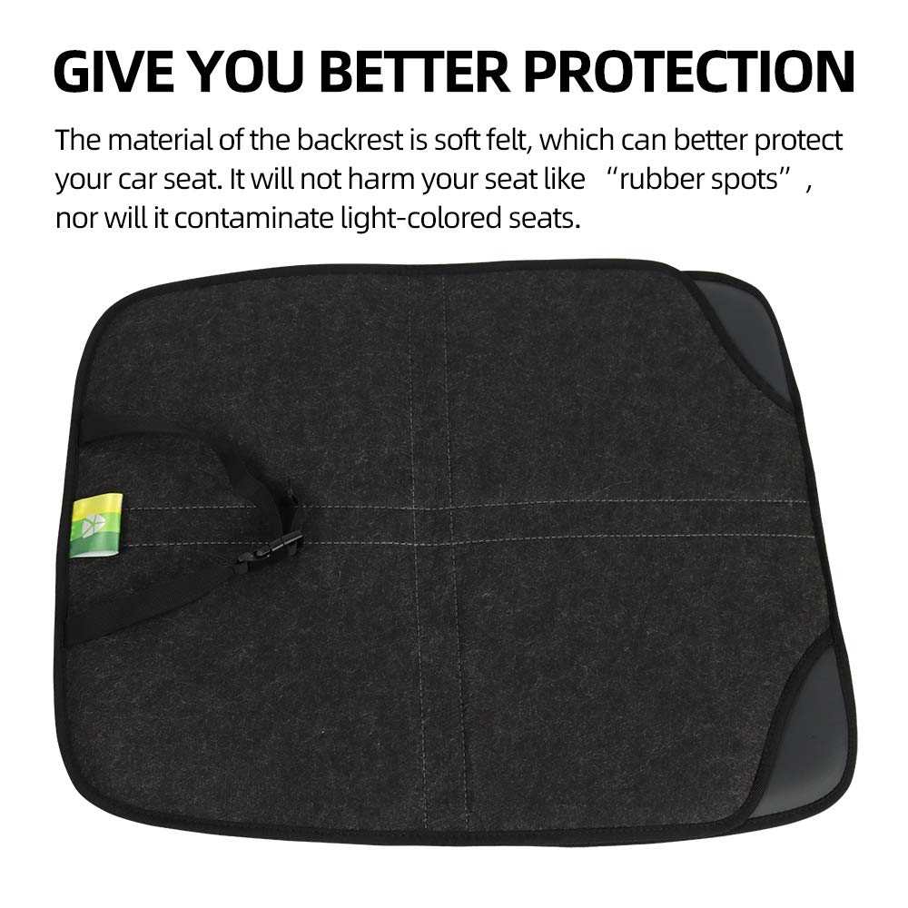 Viaviat booster protector thickness 0.43 inches cushions and protects.