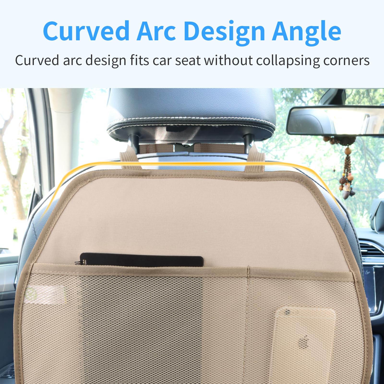 Water-resistant Oxford cloth on Viaviat protector keeps cleaning simple