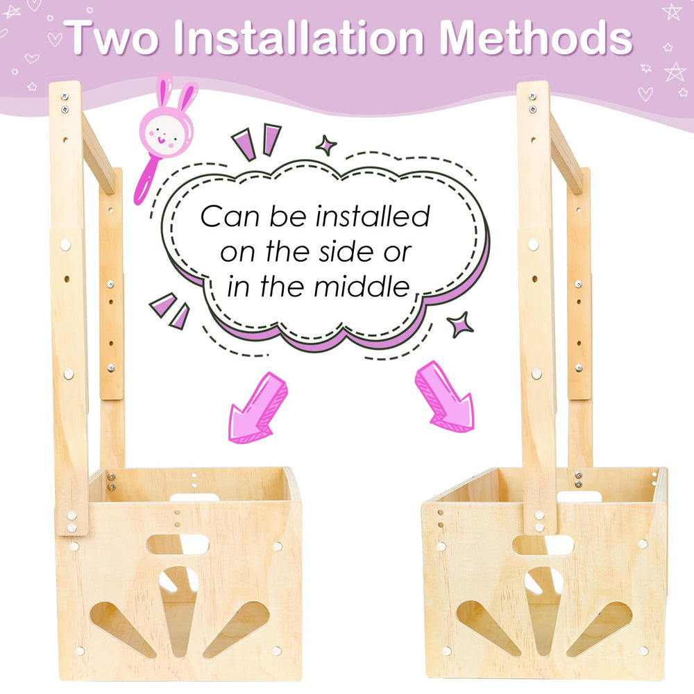 Vibaruta 3-level adjustable-handle crate ideal for nursery and beyond.