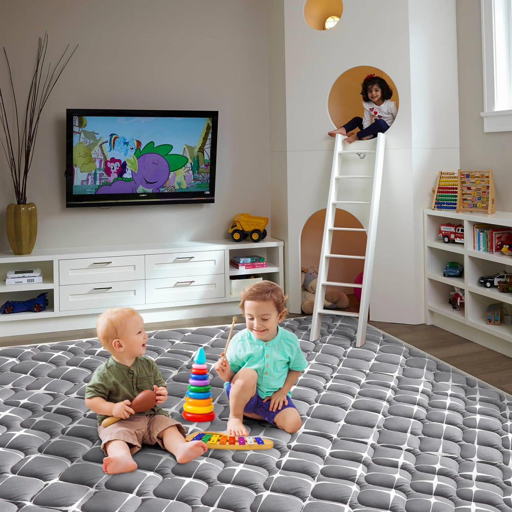 Vibe Bear baby play mat machine washable for quick cleanups