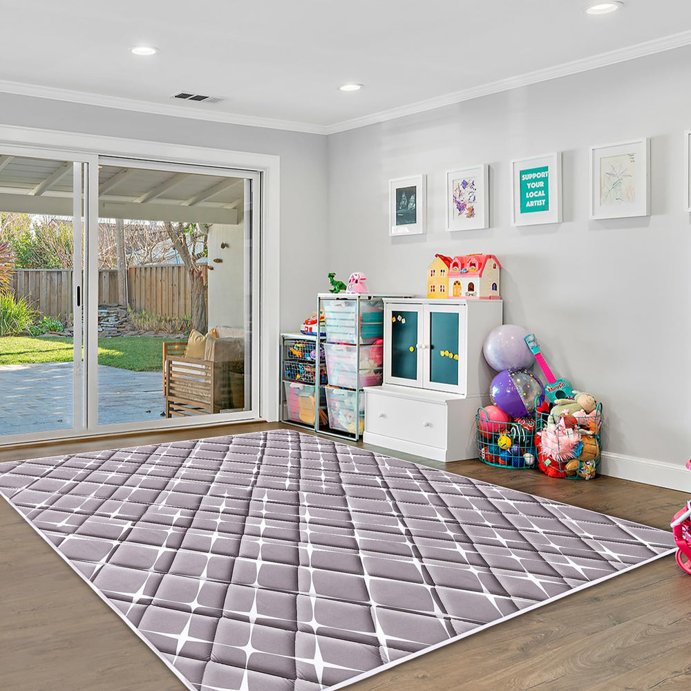 Vibe Bear Family Play Time scene with several kids on a large mat.