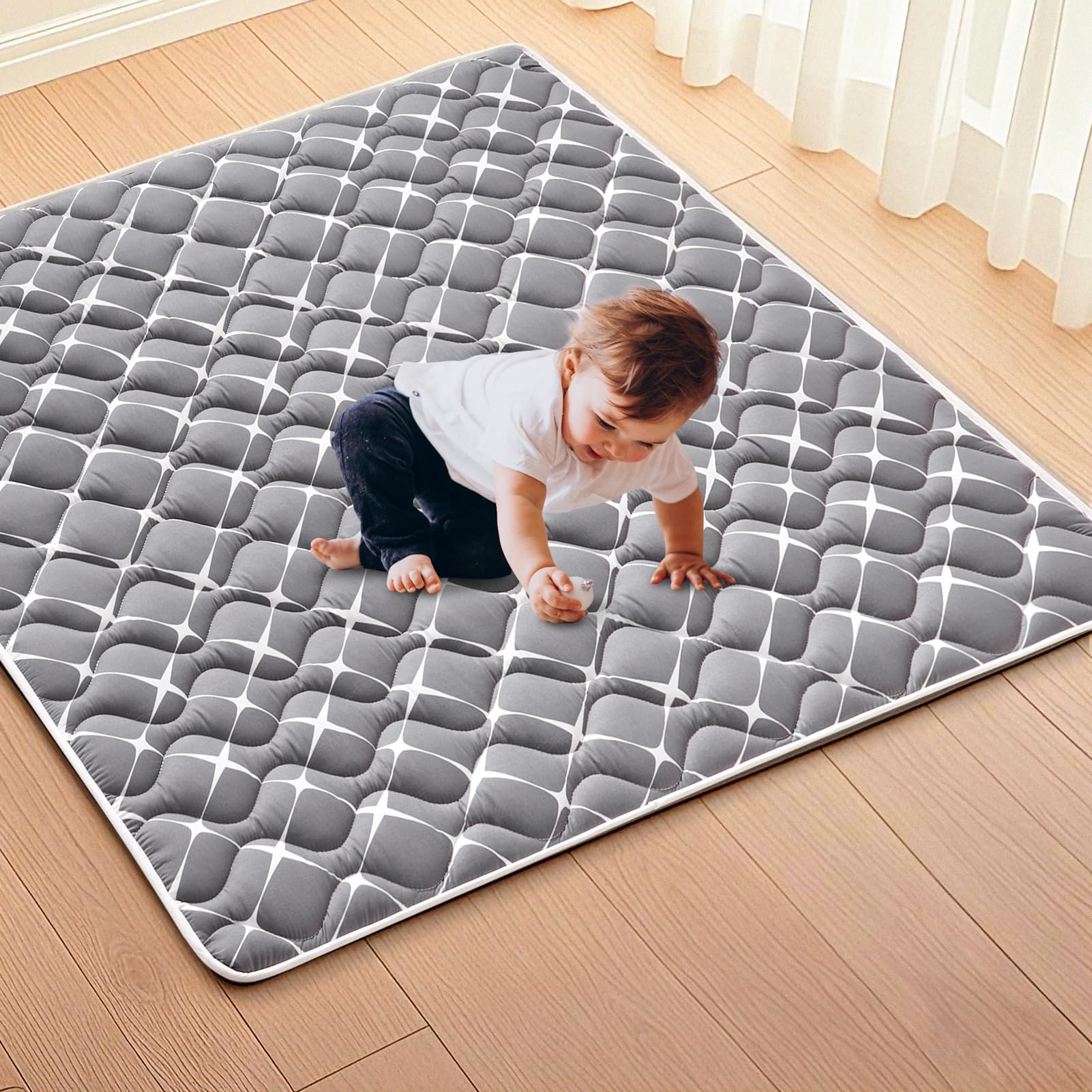 Vibe Bear high-density foam play mat back with non-slip cushioning.