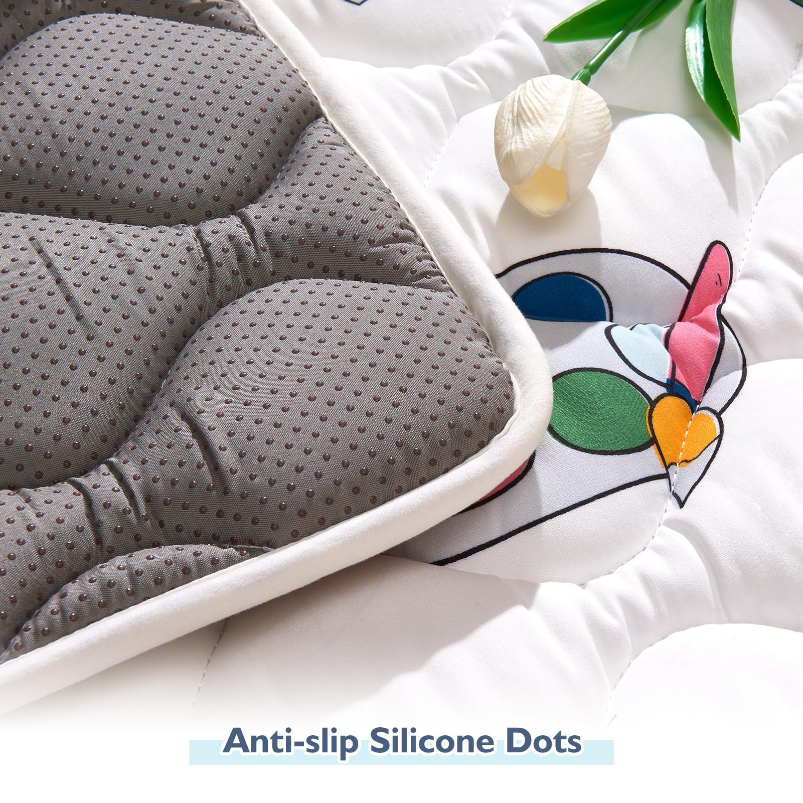 Vibe Bear non-slip back detail with silicone dots for stability