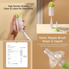 Vibkow lid brush designed to clean cup lids