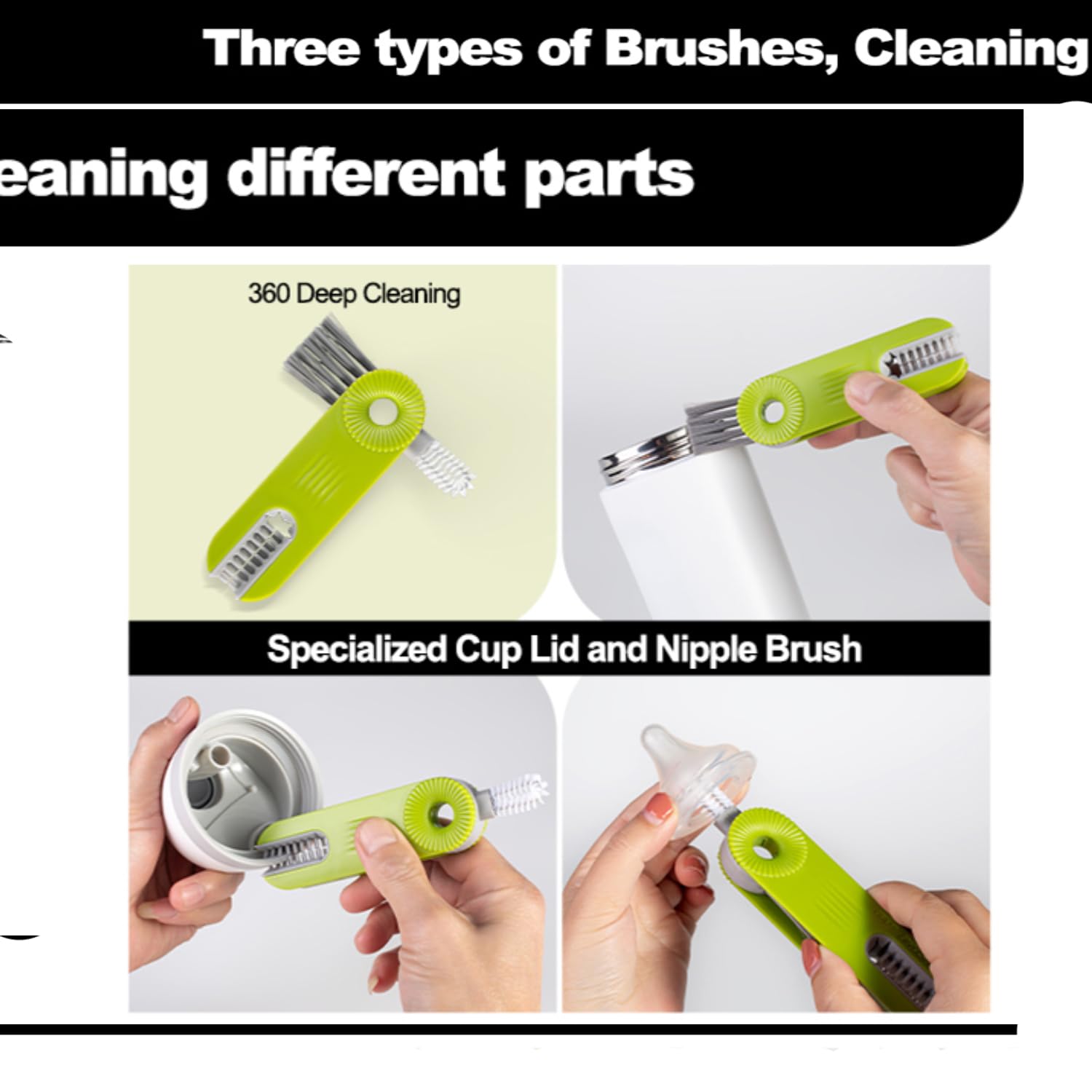 Vibkow straw brush included for cleaning narrow straws