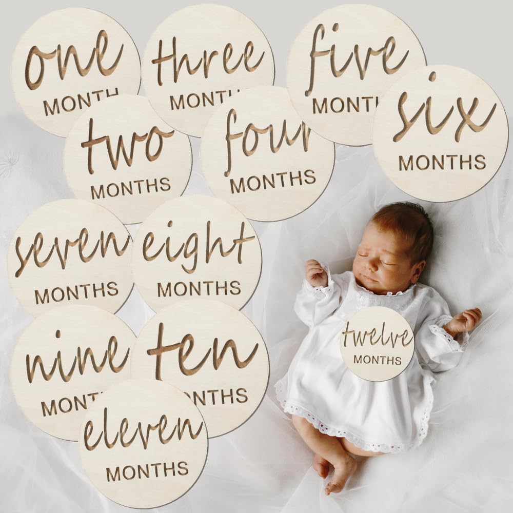 Vichona milestone card for six months, versatile milestone storytelling tool.