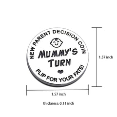 Vichona new-parents gift showing Daddy Turn and Mummy Turn for night-time decisions.