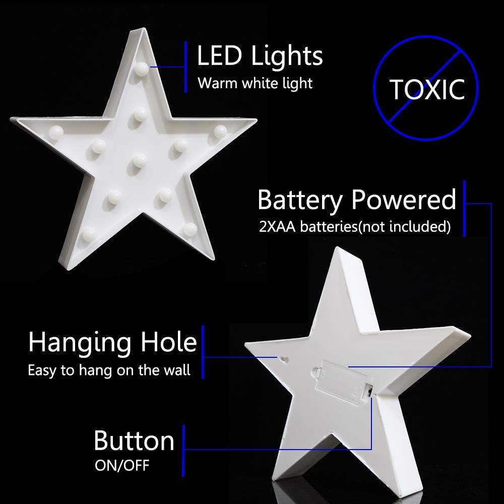 Vicila battery or USB powered star light for flexible setups.