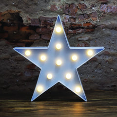 Vicila star sign night light, blue wall-hung for cozy nursery ambiance