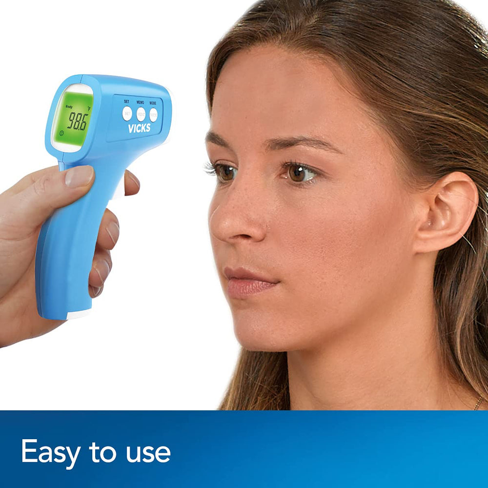 Vicks device operates quietly for peaceful sleep readings.