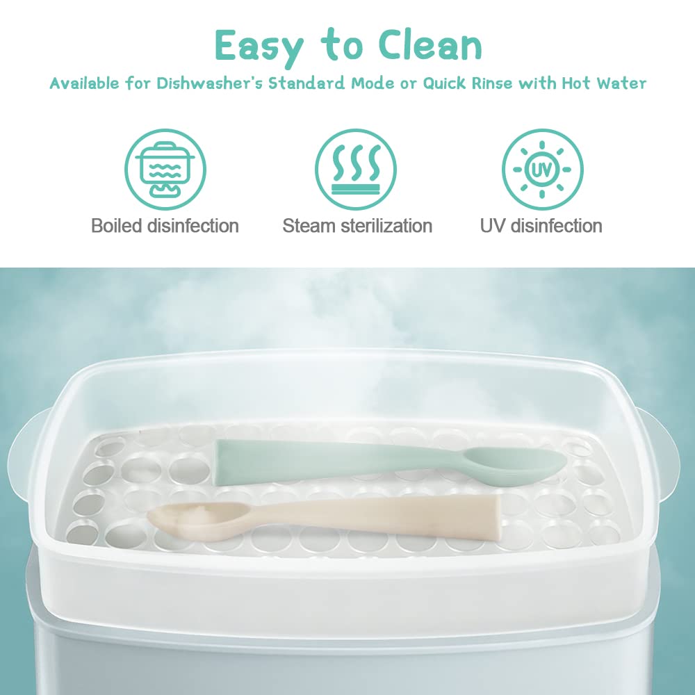 Vicloon dishwasher-safe spoons simplify post-meal cleaning.