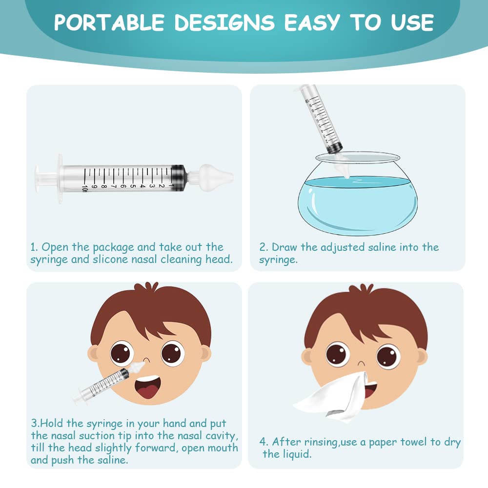 Vicloon nasal wash pot delivering gentle, even water flow.