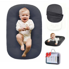Vicorise Baby Lounger cover closeup shows soft cotton for breathable comfort