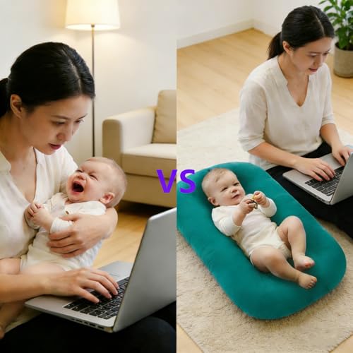 Vicorise tummy time use shows versatile activity while maintaining comfort.