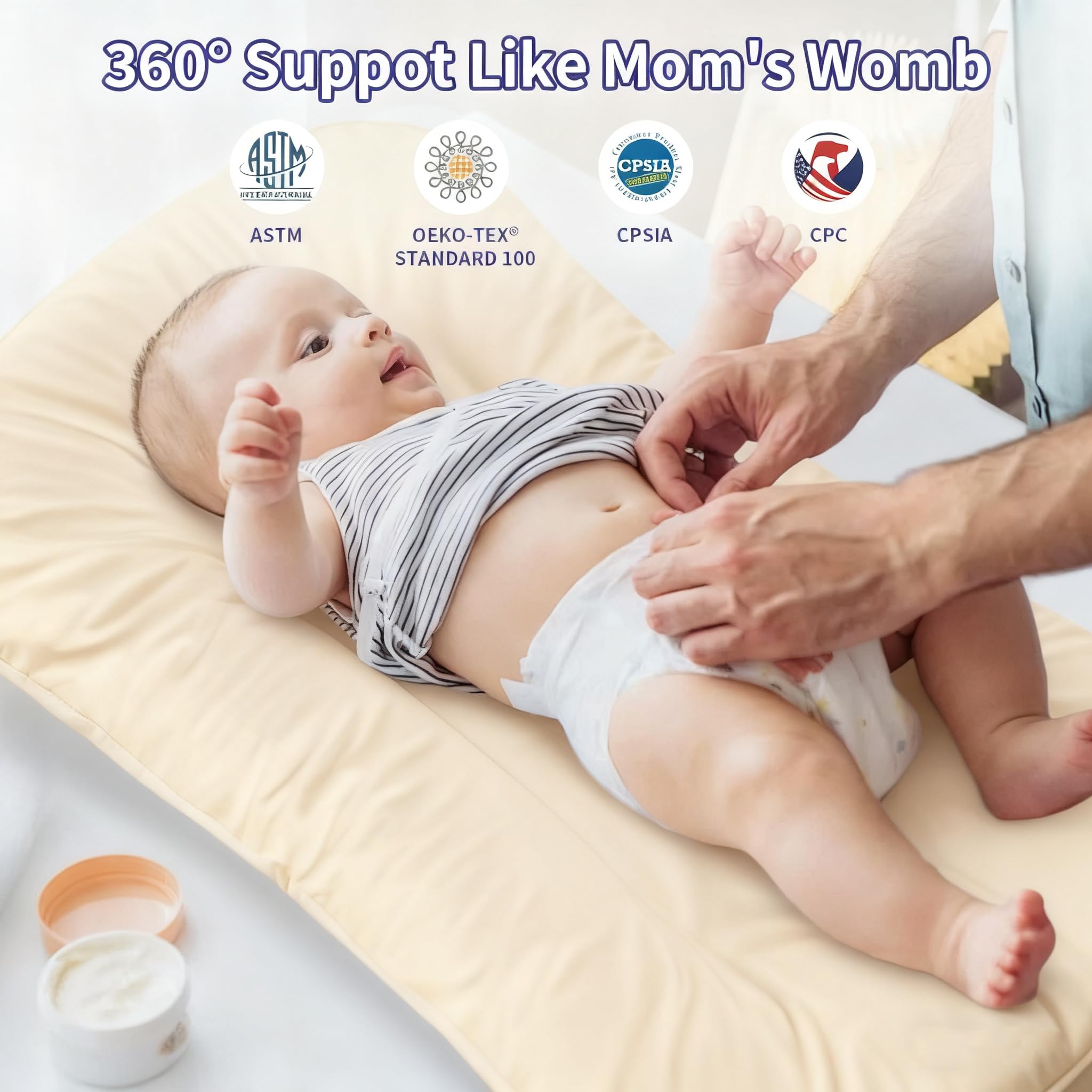 Vicorise baby lounger tummy-time use encourages active play and milestone practice.