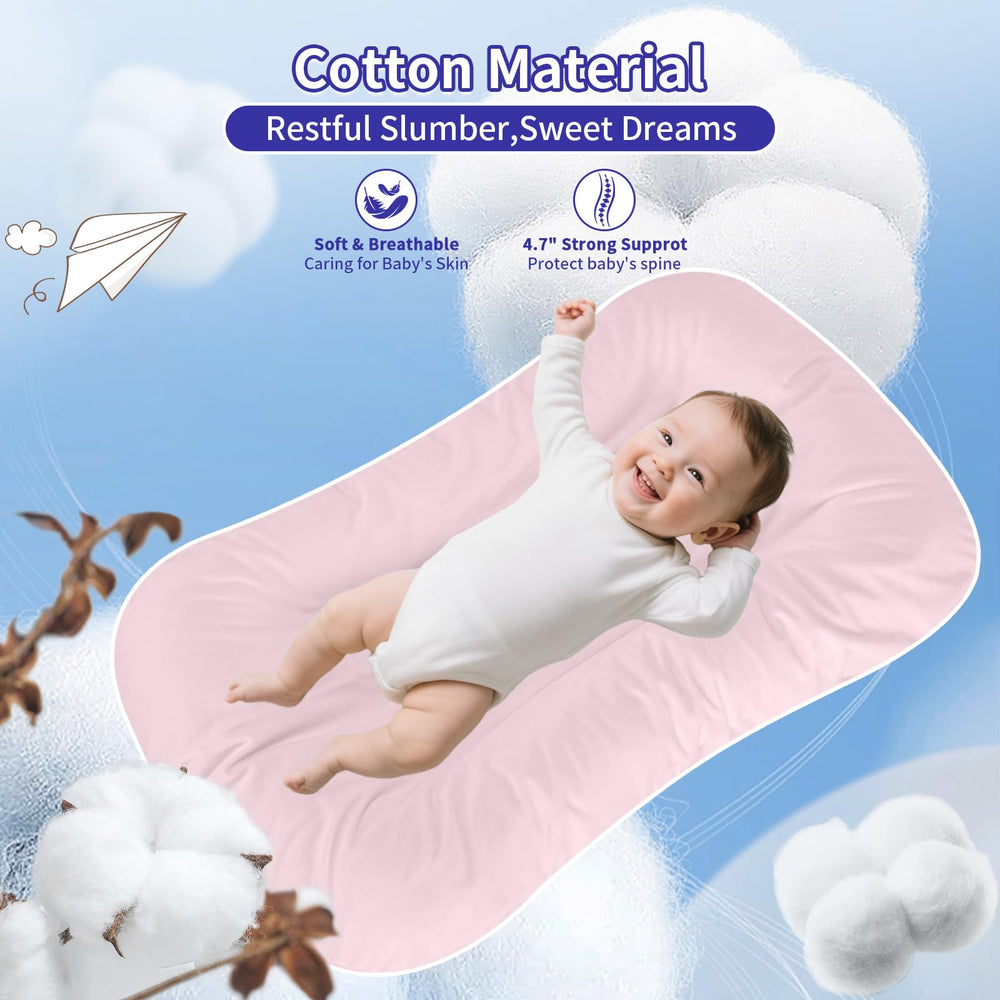 Vicorise tummy time mat extended size 29-5x17-7in supports growing babies.