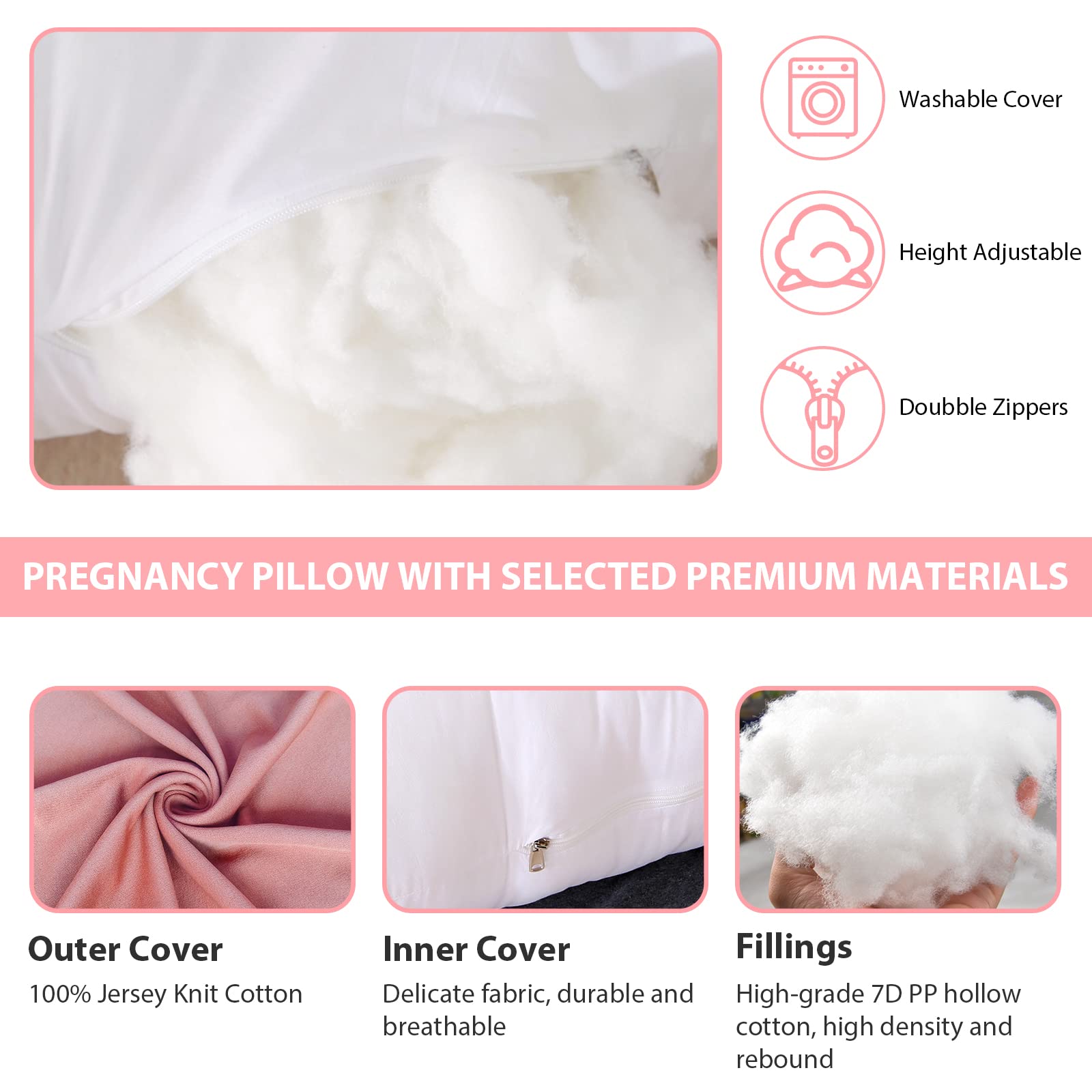 Victostar durable, soft-material pillow maintains shape over time.