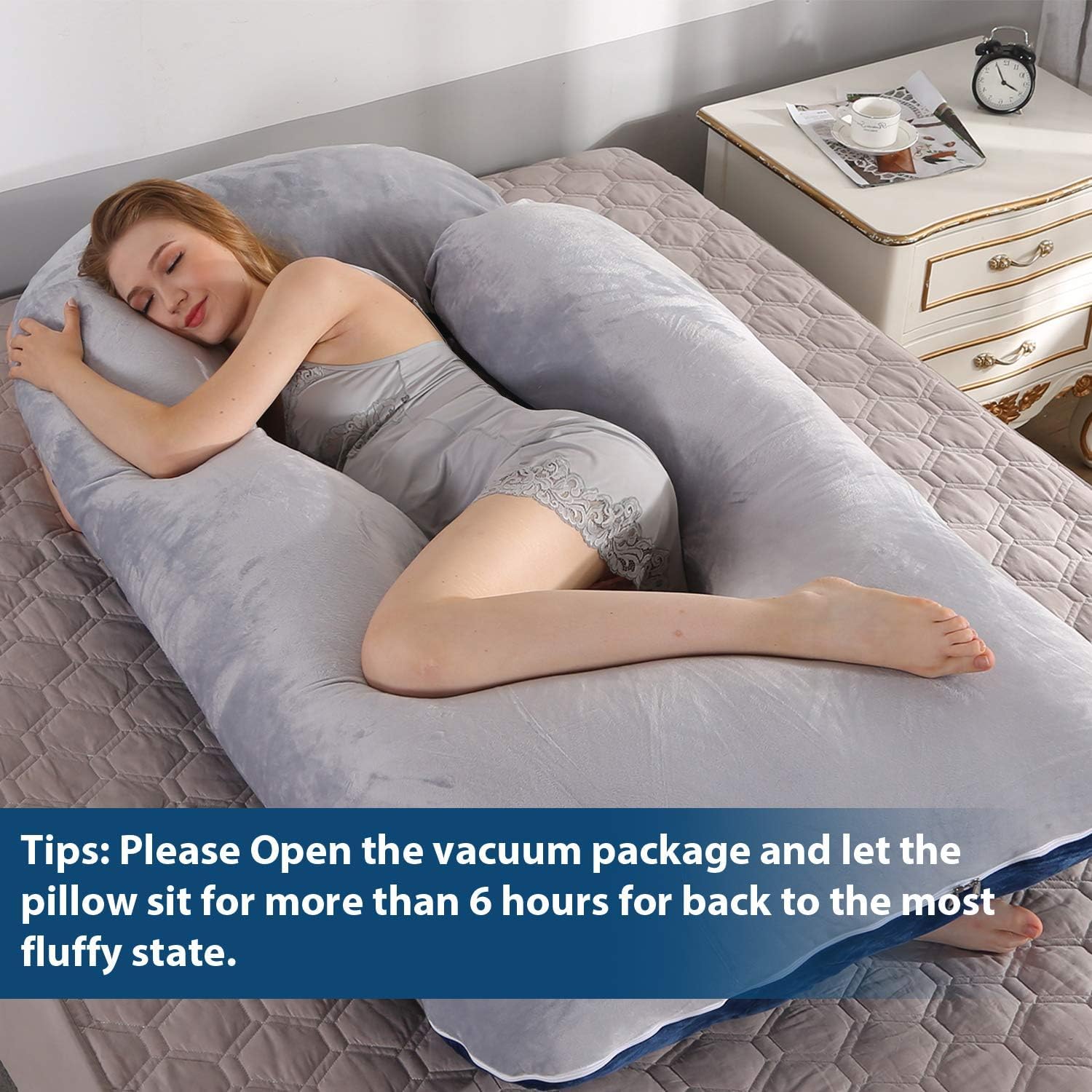 Victostar pillow for reading, watching TV, or relaxing in bed or on sofa.