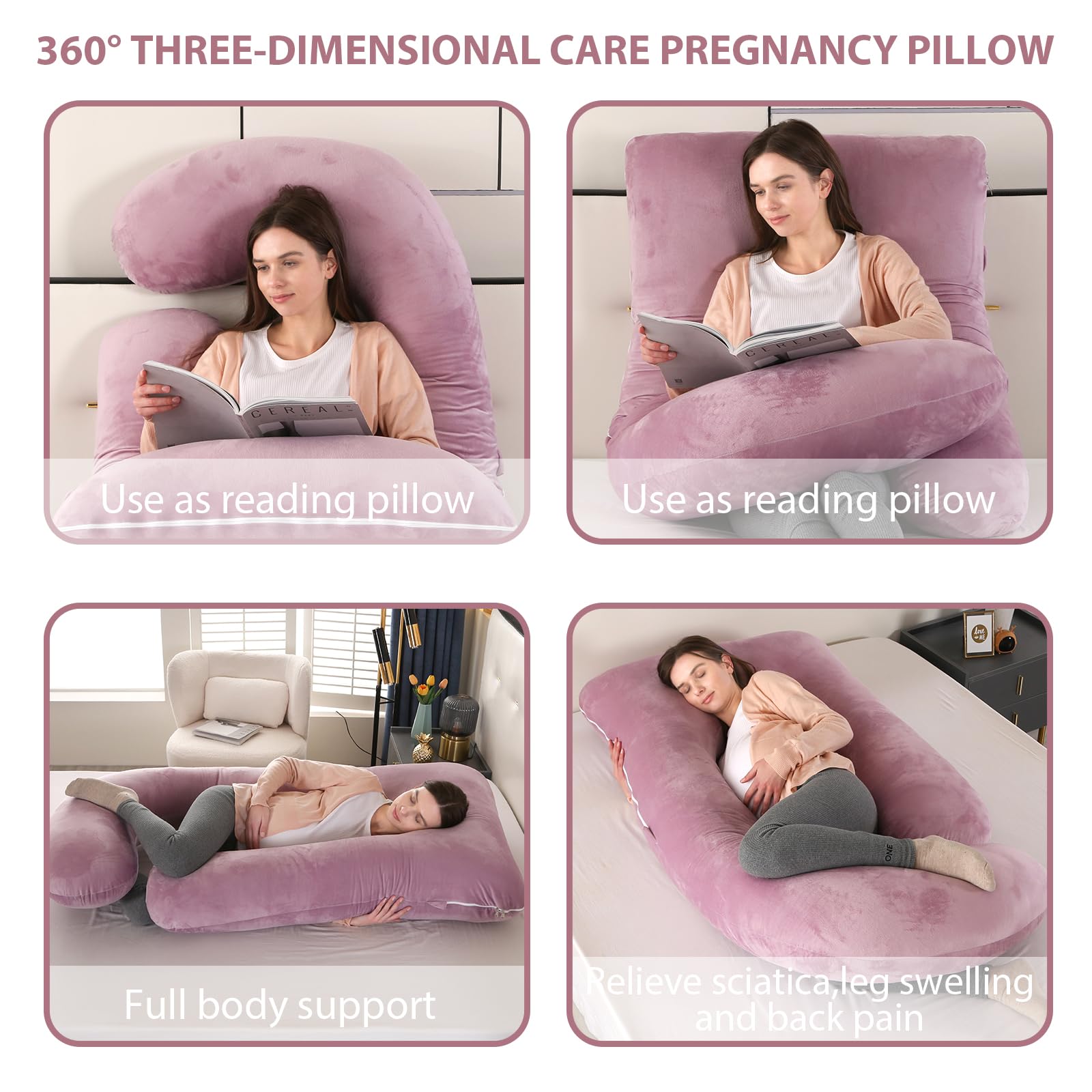 Victostar pillow providing back and hip support during sleep
