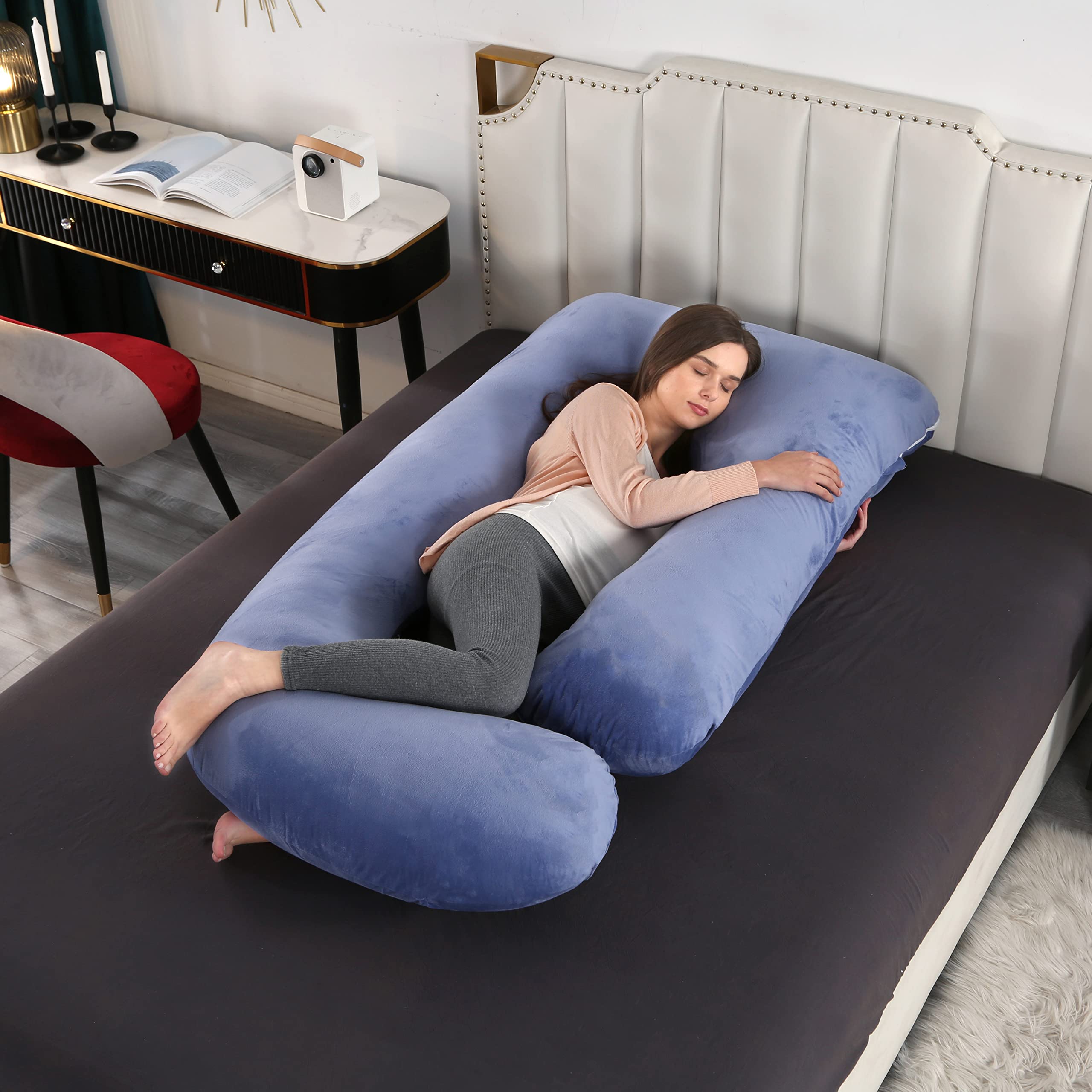 Victostar pillow offers flexible positions for reading or TV viewing.