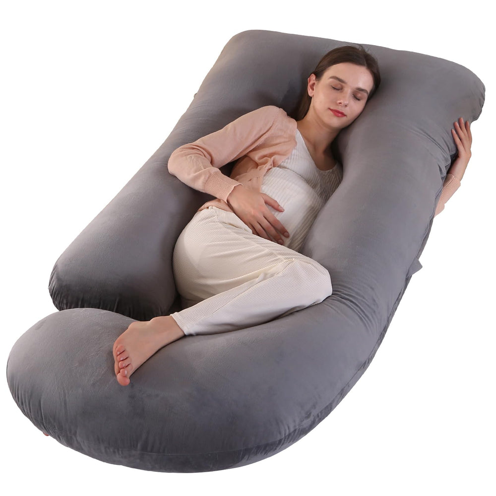 Victostar pregnancy pillow U-shaped back support improves comfort