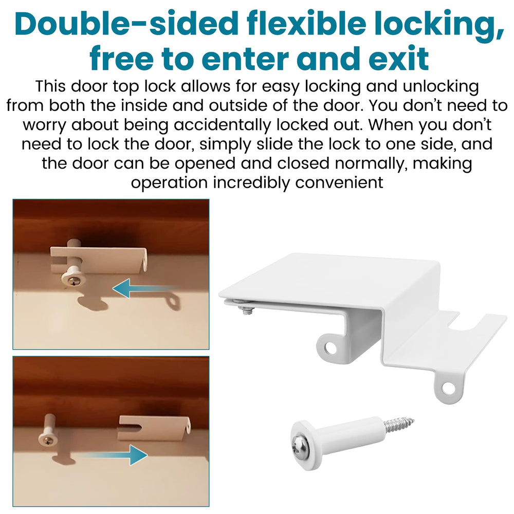 VIDABTE Top Door Lock top installation hides from curious children