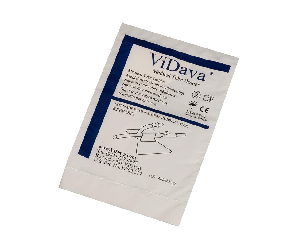 ViDava device in routine care aids simple application and removal.