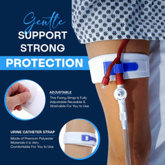 ViDava silicone-banded 2-inch wide strap with smooth edges for comfortable wear.