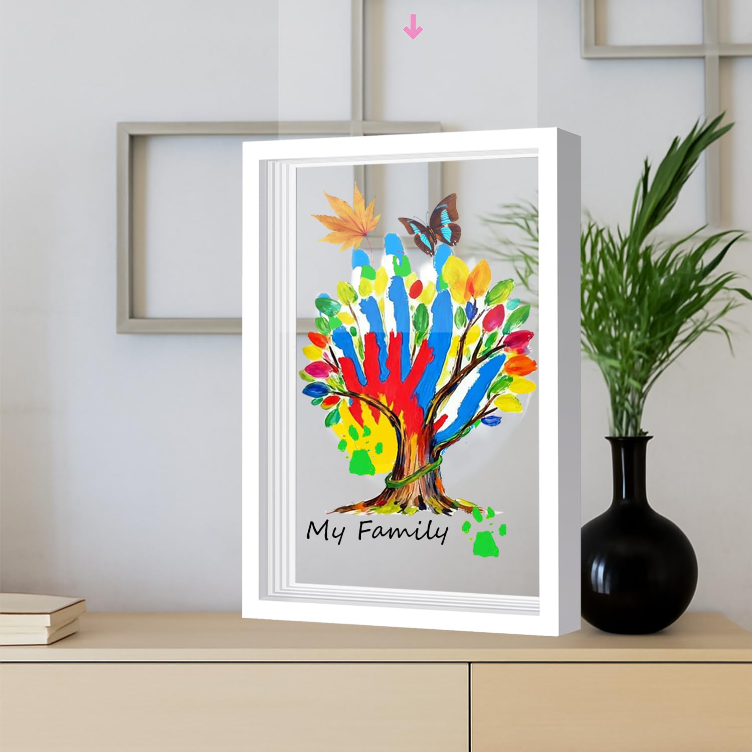 VidwanHome grandparents gift keepsake framed memory for years to come.