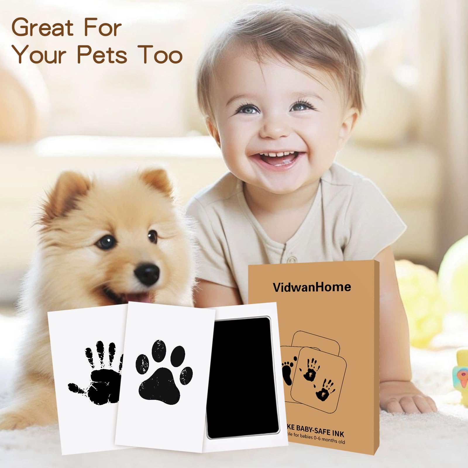 VidwanHome non-toxic inkpad designed for safe, mess-free prints