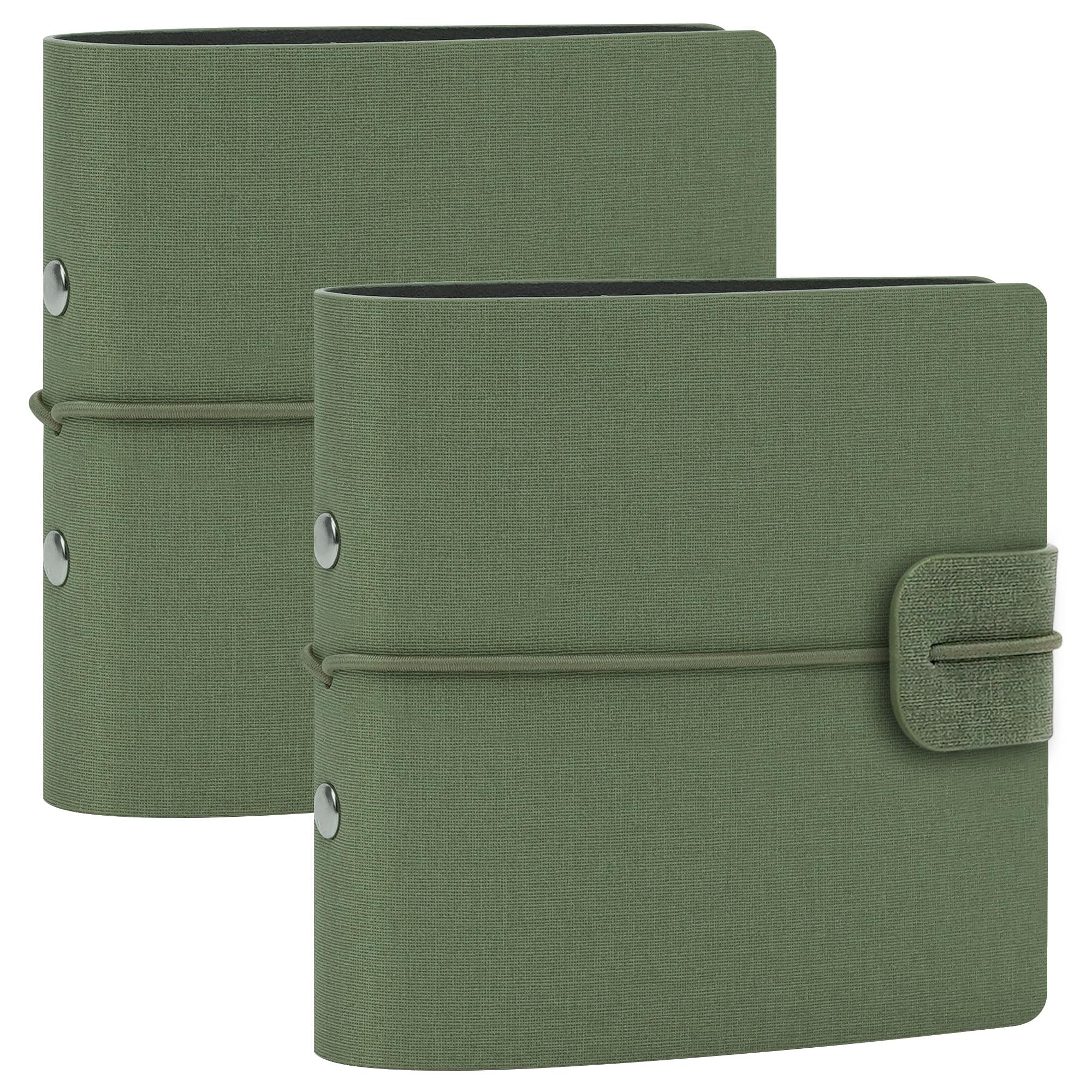 Vienrose 80-pocket mini album cover in PU leather for durable travel memories.