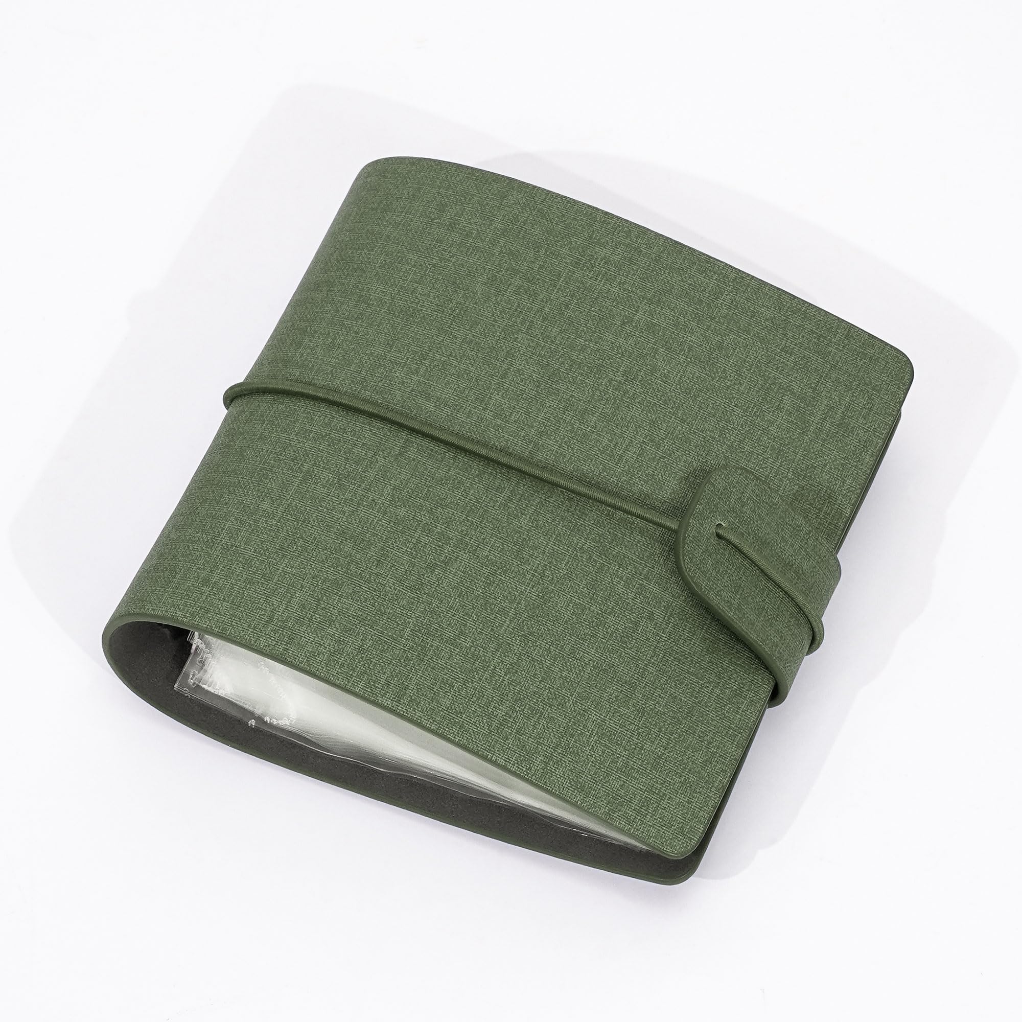 Vienrose 80-pocket album cover closeup shows durable PU leather for everyday use.