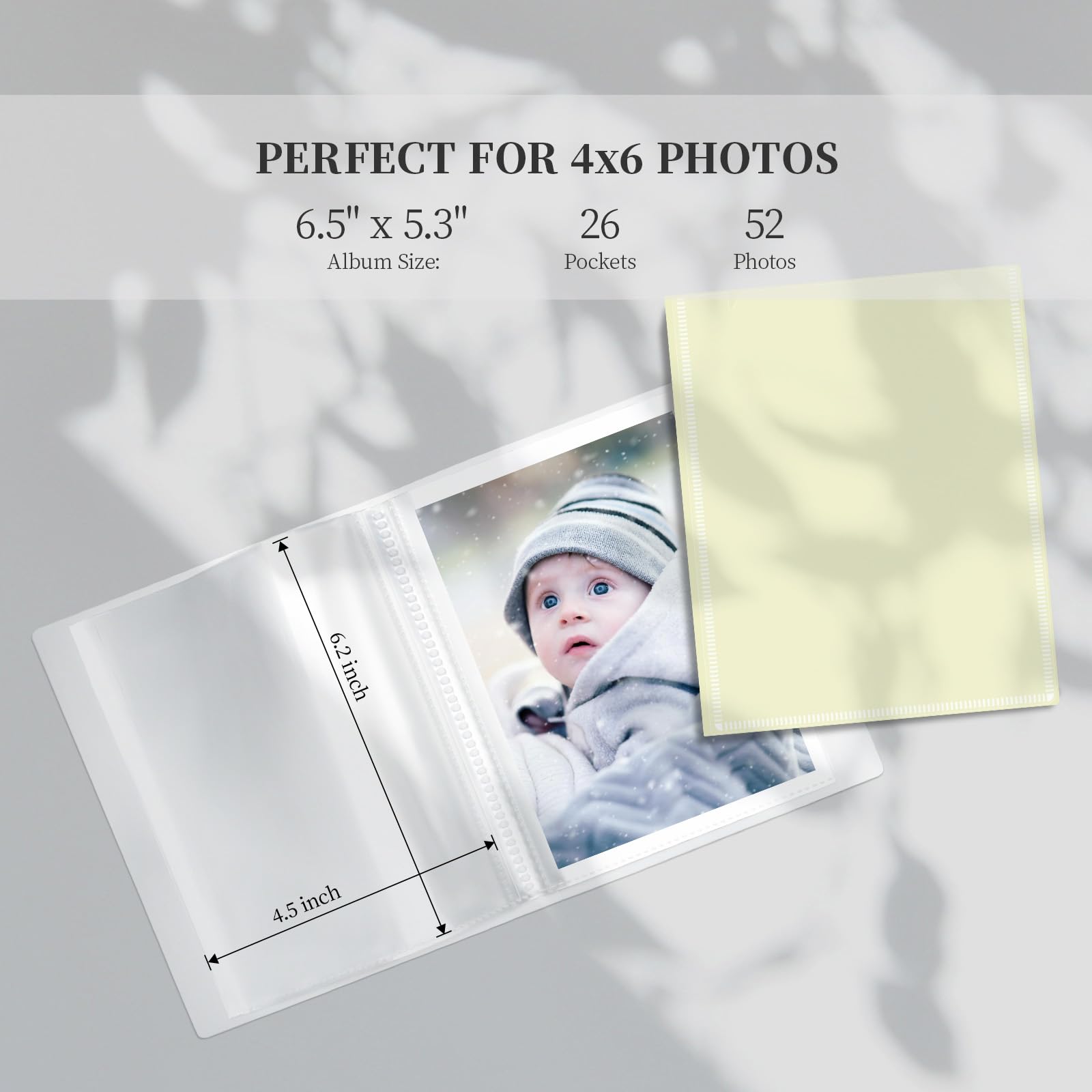 Vienrose acid-free sleeves protect photos from fading.