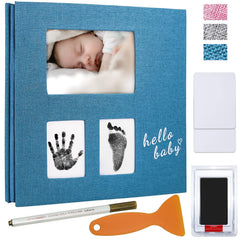 Vienrose baby photo album cover with three windows for treasured memories.