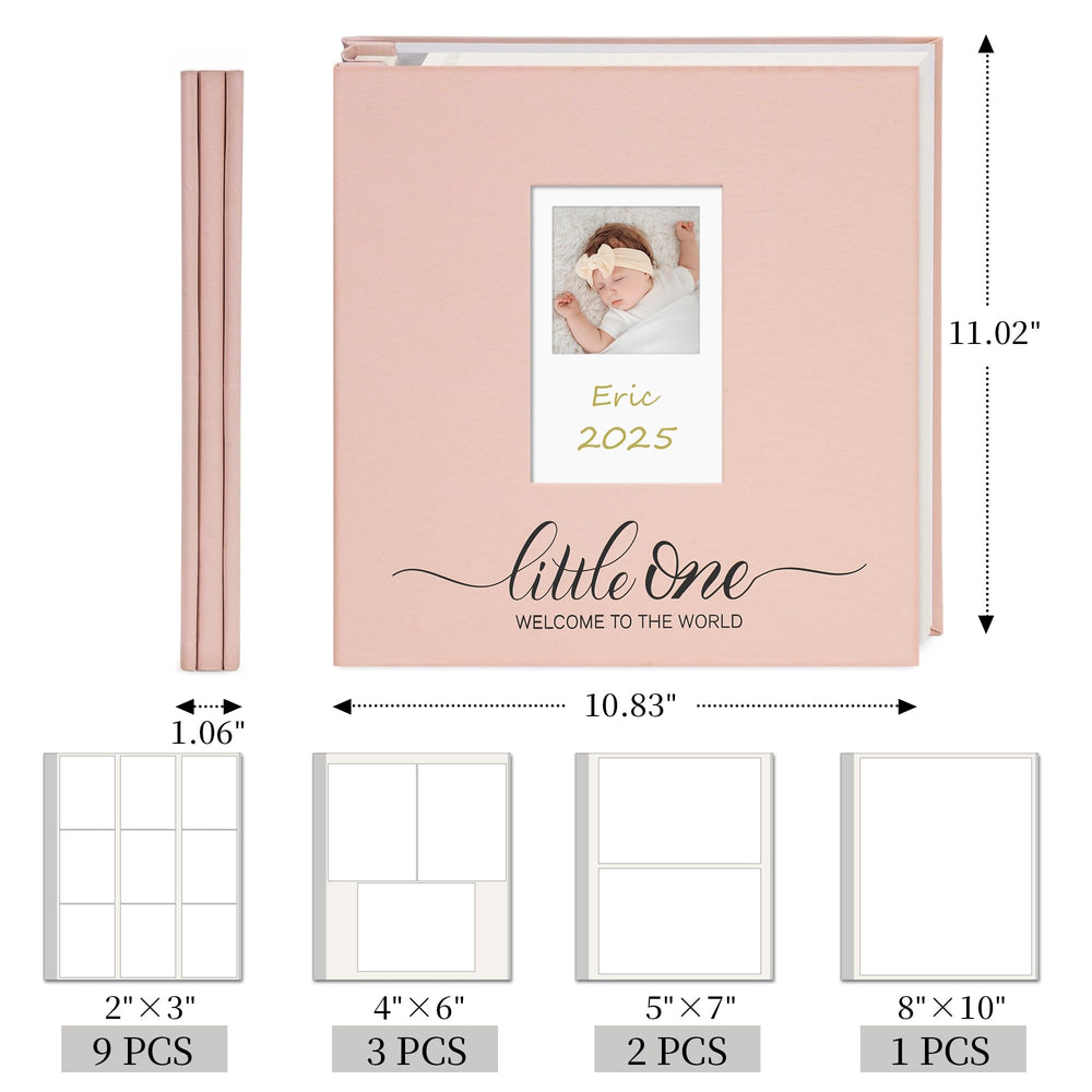 Vienrose holds up to 120 photos of 4x6 size for milestones.