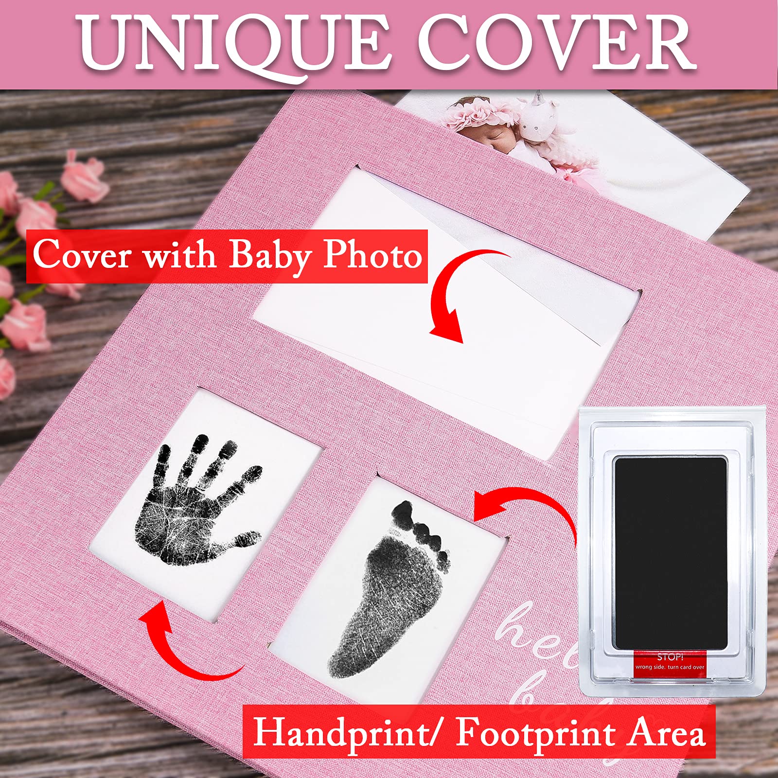 Vienrose clean touch ink pad for safe baby prints.