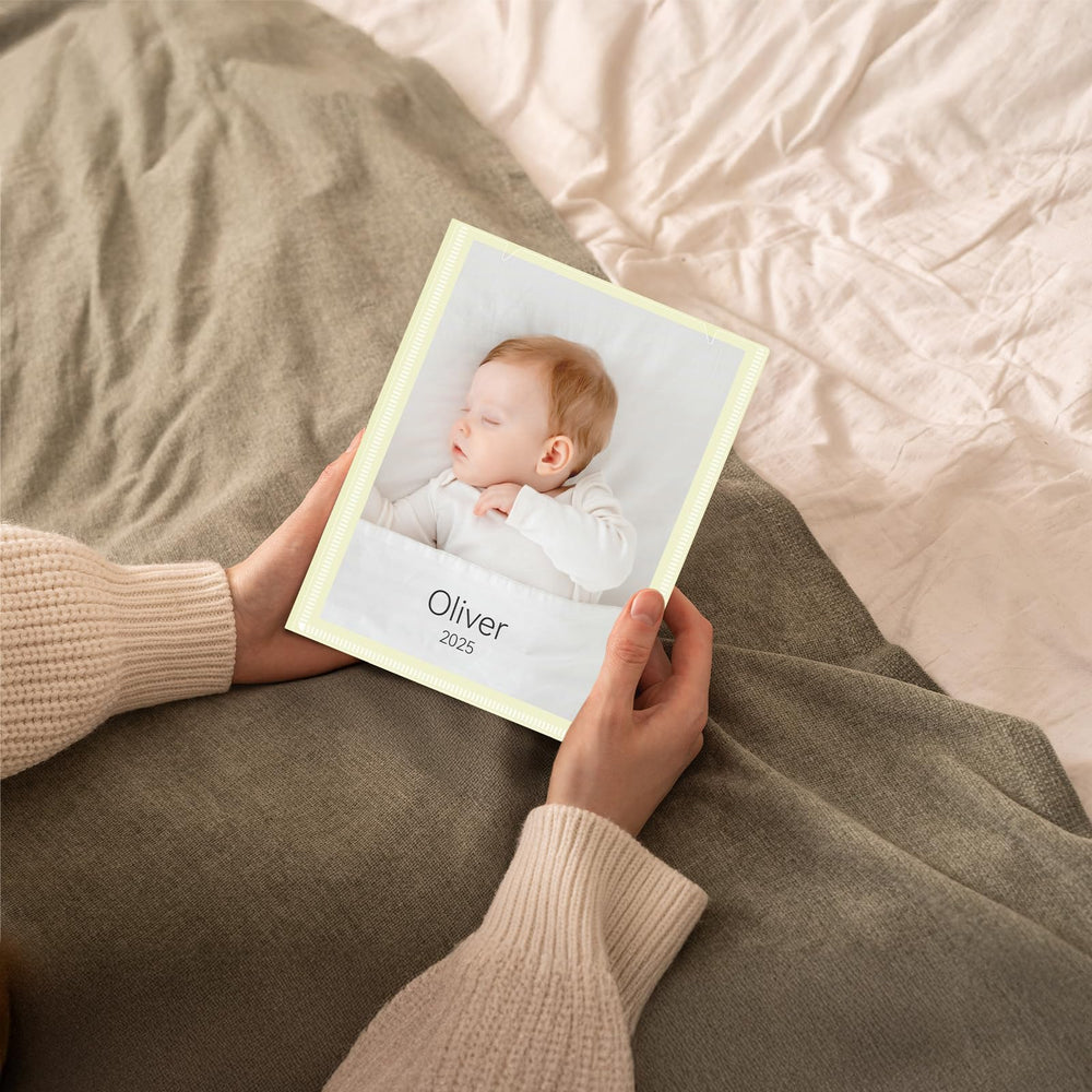 Vienrose album suitable for baby milestones and baby shower gifts.