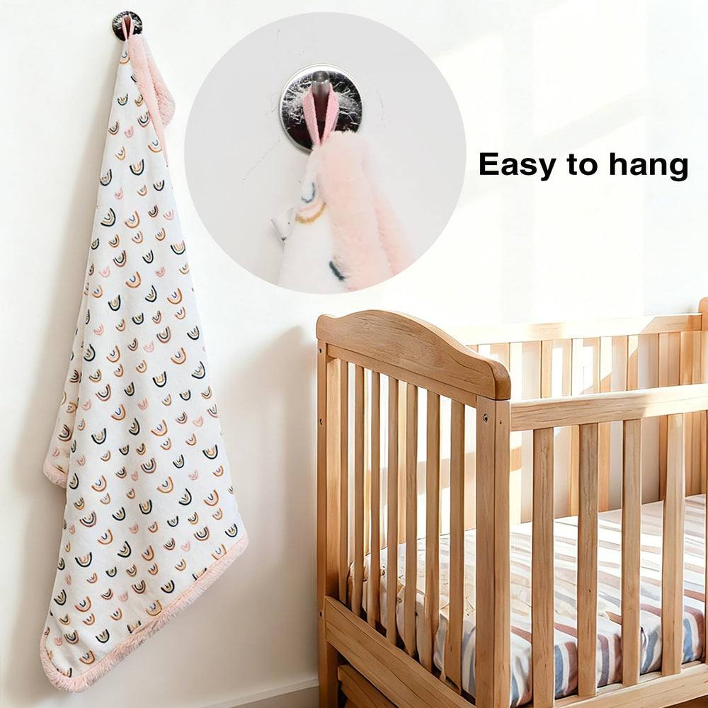 VigorSpring Rainbow Baby Blanket — 30x40 inch size ideal for strollers and travel.