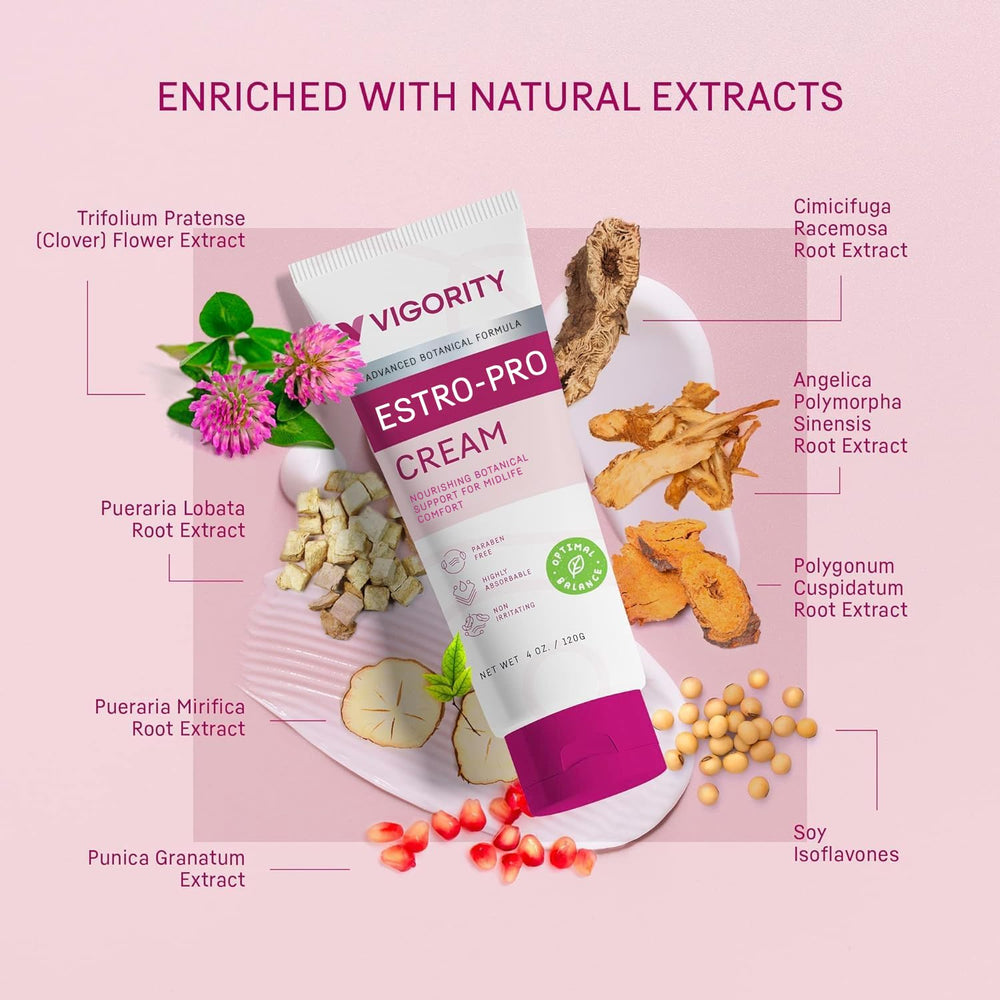 Vigority Botanical Care Duo on bathroom counter for convenient morning routine.