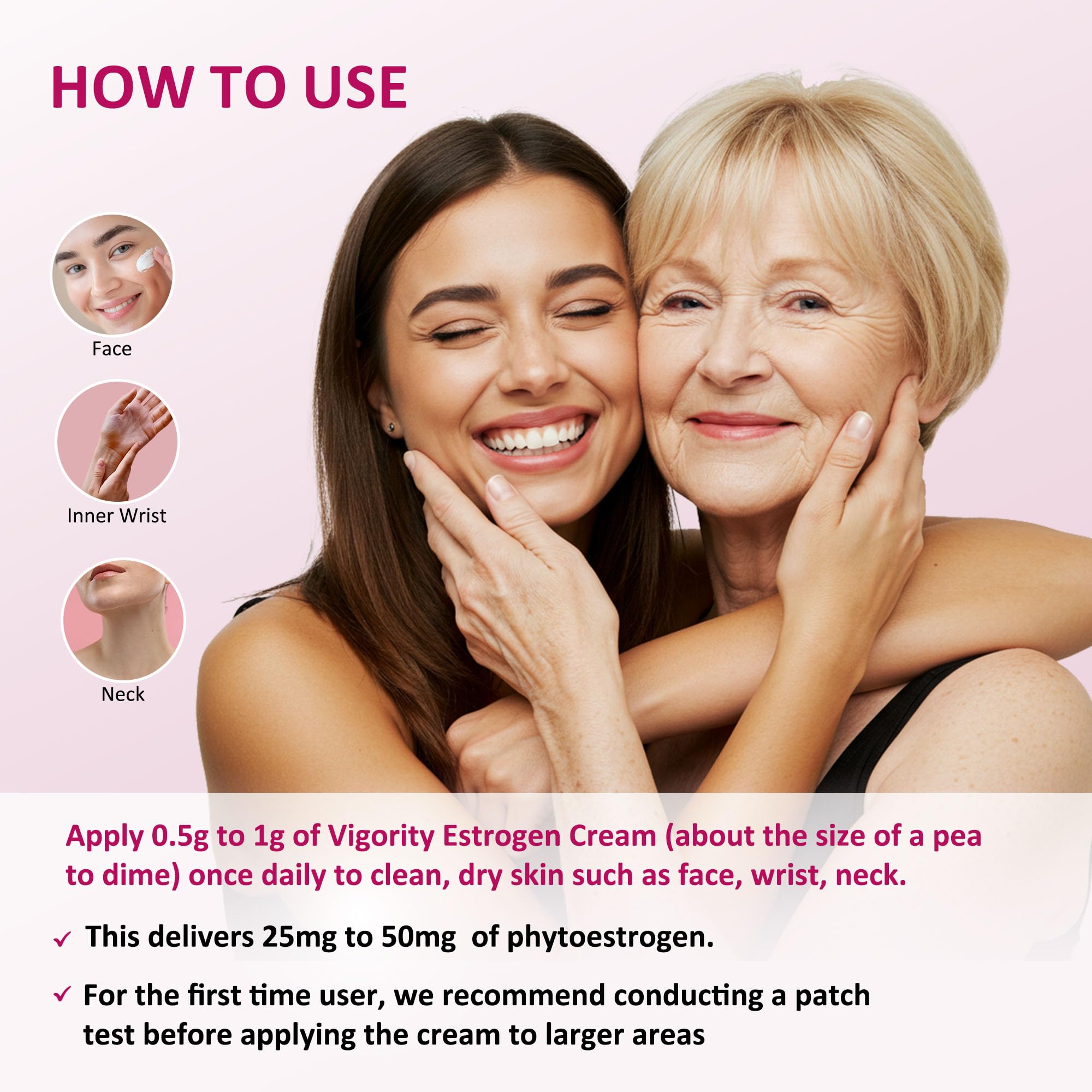 Vigority Estrogen Cream vegan and cruelty-free labeling