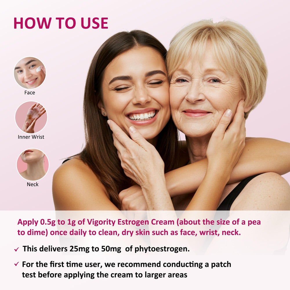 Vigority Estrogen Cream vegan and cruelty-free labeling