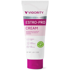 Vigority Phyto-Pro Cream jar close-up showing rich, plant-based nourishment for midlife skin.